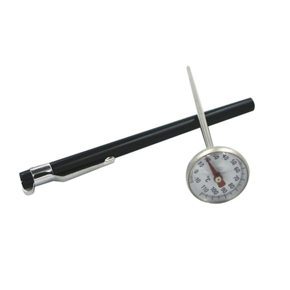 Homeholiday 1 Set Stainless Steel Thermometer Kitchen Probe Food Tea Water Meat Milk Coffee Foam BBQ Temperature Tester