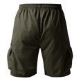 thumbnail image 6 of Men's Cargo Shorts Quick Dry Lightweight Athletic Shorts Elastic Waist Drawstring with Multi Zipper Pockets for Hiking Golf Workout Outdoor Summer Casual, 6 of 6