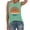 Green, variant on Trendfront Womens Graphic Print Pattern Tank Tops Crewneck Casual Loose Fit Sleeveless Tee Trendy Fashion T Shirts Pullover Daily Outfits