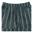 thumbnail image 3 of Bermuda George para Mujer Rayado con Elástico Negro Talla G, 3 of 4
