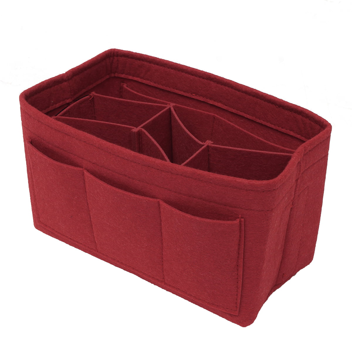 Felt Fabric Purse Handbag Organizer Mesh Insert Bag Small Large Medium Red Beige | Walmart Canada