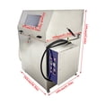 thumbnail image 2 of Industrial Spray Wash Cabinet Part Washer High Pressure Rotary Spraying Cleaning Machine Φ31"*19" 220V 3PH, 2 of 10