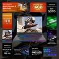 thumbnail image 2 of Laptop Gamer ASUS ROG Strix G16 GeForce RTX 5070 Ryzen 9 8940HX 16GB DDR5 SSD 1TB 16" Teclado Ingles Gaming Competitivo, 2 of 5