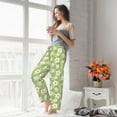 thumbnail image 5 of Salouo Daisies Flowers Print Women's Pajama Pants Casual Loose Sweatpants PJs Flowy Pants Drawstring Palazzo for Women Wide Leg Pants Lounge Pajama -XX-Large, 5 of 8