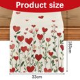 thumbnail image 4 of Valentine's Day Decorations Valentine's Day Heart Print Table Flags Party Table Kitchen Mats, 4 of 5