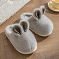 thumbnail image 2 of Bunny Slippers for Women Cute Animal Slippers, Fluffy Bear House Slippers Soft Cozy Plush Shoes Non Slip for Home Indoor Outdoor, 2 of 9