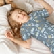 thumbnail image 5 of Balery Blue Bathroom Conjunto de Pijama Infantil de Manga Corta con Estampado – Ropa de Dormir de Algodón Suave-Small, 5 of 6