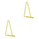thumbnail image 1 of Cateissary Estante de almacenamiento de discos de vinilo para revistas montado en la pared triangular, color blanco Type1, 1 of 1