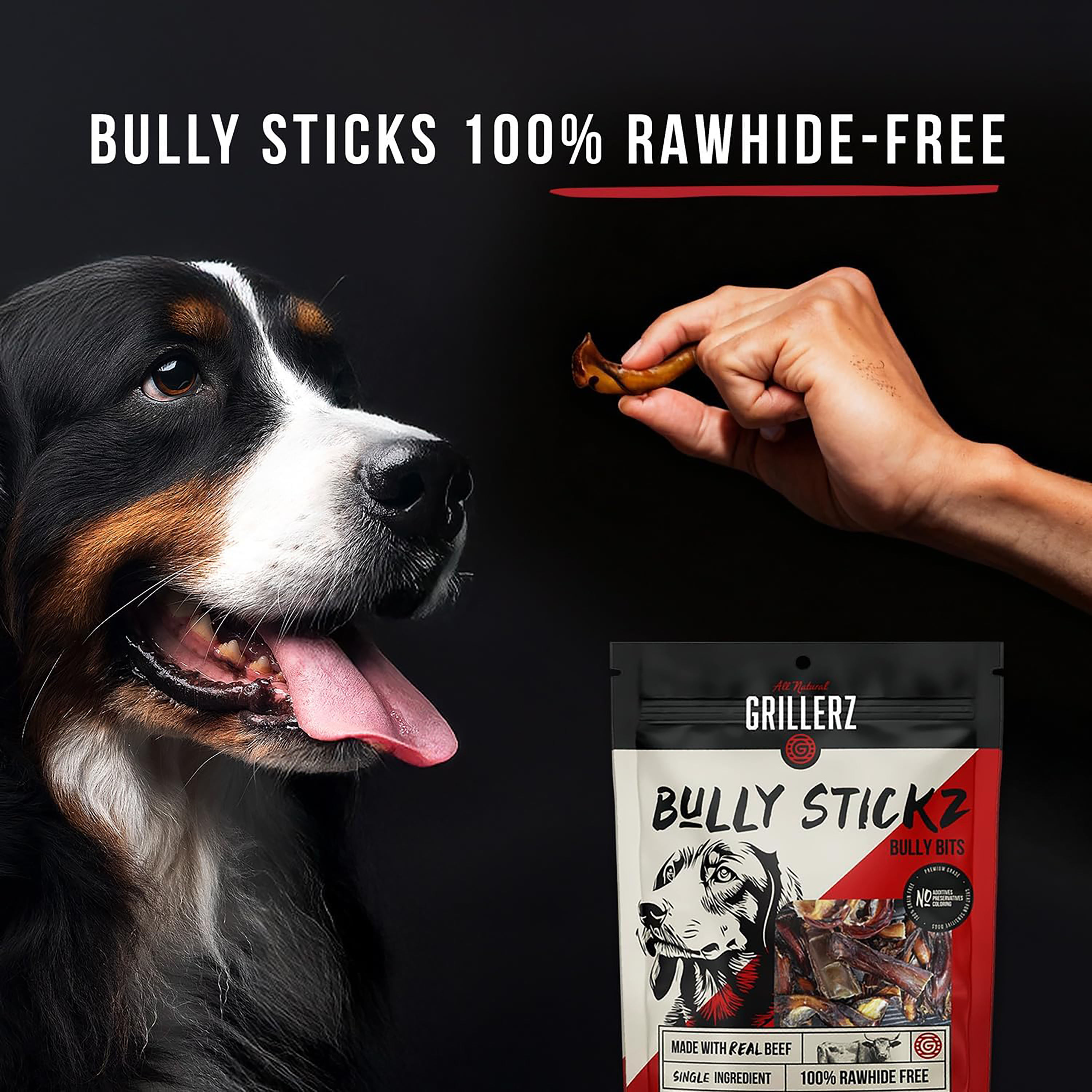 Grillerz Natural Bully Bits Dog Treats, 8 Oz photo 5