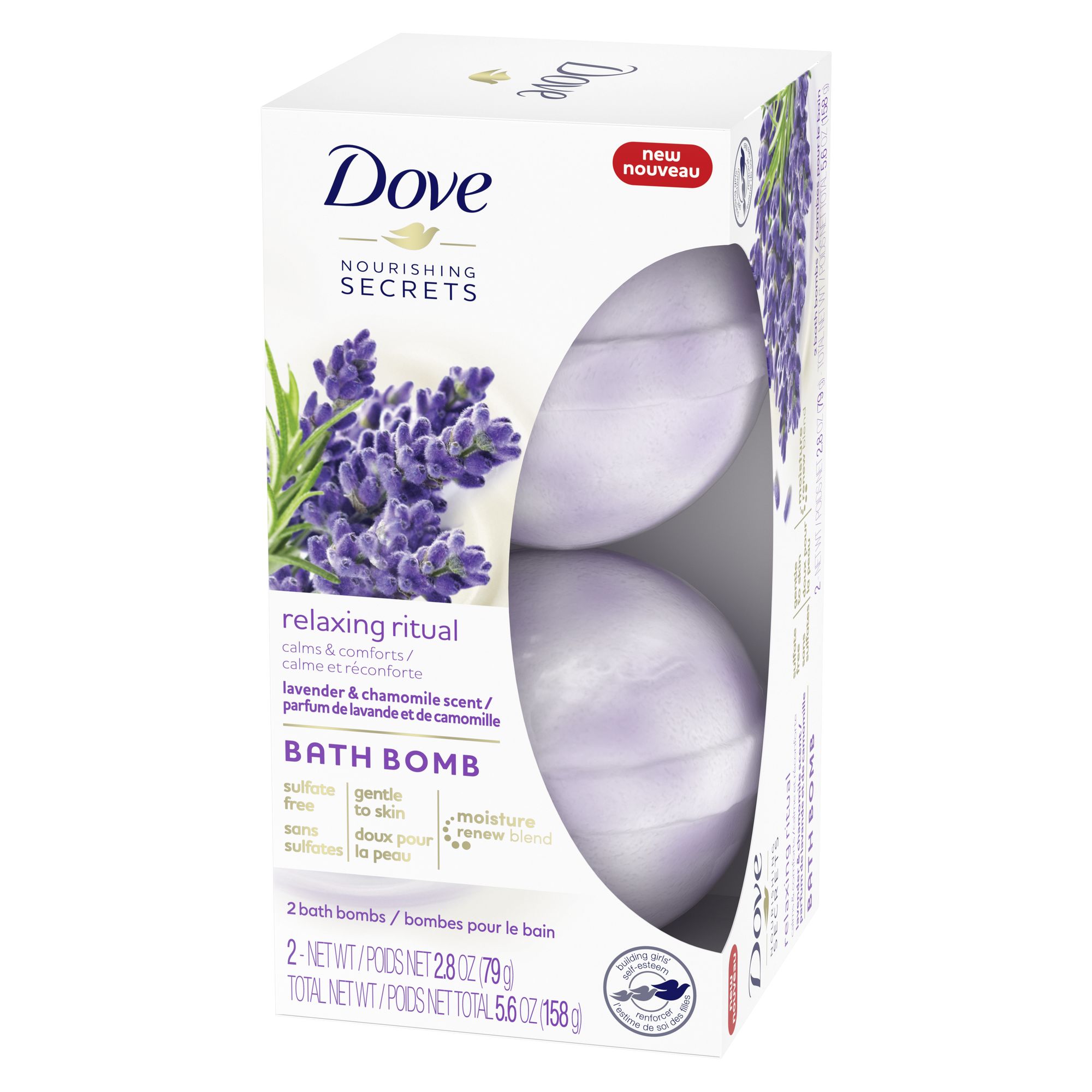 Dove Nourishing Secrets Bath Bombs, Lavender & Chamomile, 2 ct photo 7