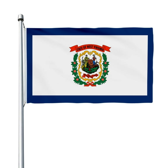 Aihccy West Virginia State Flag with Brass Grommets Size - 3x5Ft