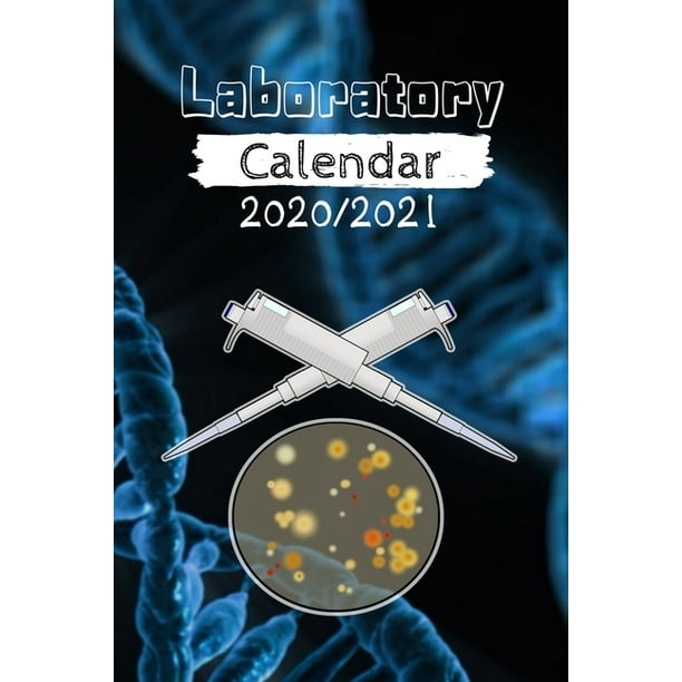 Laboratory Calendar 2020 / 2021 : Datebook for two years - Nerdy