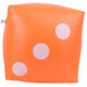 thumbnail image 2 of Dados Inflables, Dados Portátiles, Interior Para Fiesta De Juegos Suministro De Fiesta En La Piscina Juguete De Dados EOTVIA Naranja, 2 of 8