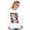 thumbnail image 4 of Betty Boop A Wink And A Giggle Women Crewneck Sweatshirt Brisco Brands M, 4 of 6