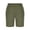 Army Green#mens shorts, variant on Mens Cotton Shorts 9 Inch Inseam Elastic Waist Drawstring Lightweight Casual Workout Lounge Beach Jersey Sweat Shorts Black,L