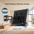 thumbnail image 3 of MountFTV Full Motion TV Wall Mount for 42–97 Inch TVs, Supports up to 165 lbs, Max VESA 800x400mm, ±65° Swivel, Tool-Free Tilt, 24 Inch Extension, Fits 16/18/24 Inch Studs, 3 of 10
