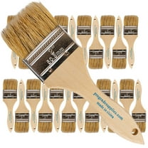 Vermeer Chip Paint Brushes - 24-Pack - 2" Chip Brushes for Paints, Stains, Varnishes, Glues, & Gesso