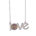 thumbnail image 1 of euan style Modèle Fleurs Amour Collier Pendentif Bijoux, 1 of 3