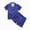H122-Blue, variant on TOWED22 Girls Pajamas Summer Short Sleeve and Shorts with Pockets 2Pcs Pajama Set for Kids Soft Sleepwear,7-8 Y