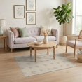 thumbnail image 3 of ODIKA 4'x6' Beige Ivory Natural Pattern Washable Area Rug Modern Minimalist Scattered Motif Abstract Non-Slip, Chair-Friendly, Flatwoven for Home Office, Under Desk, 3 of 7