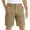 Khaki, variant on Njoeus Men's Classic Fit Solid Color Cargo Shorts Men Straight Leg Work Shorts with Pockets S-3XL