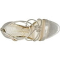 thumbnail image 4 of Jessica Simpson Josy Sandals Women Stiletto Strappy Heeled Formal Pumps Dress (Champagne, 6.5), 4 of 5