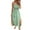 ☪393-Green, variant on Women's Boho Maxi Dress Spring Summer Wedding Guest Dress Tunic Solid Vacation Ruched Ruffle Flowy Milkmaid Sundress
