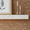 thumbnail image 4 of Country Living Hatteras 72" Wood Fireplace Mantel Shelf - Whitewash, 4 of 7