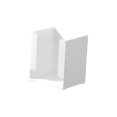 thumbnail image 4 of Caja de almacenamiento de escritorio blanca, estante organizador de escritorio, soporte para vasos de papel para platos instantáneos pequeño, 4 of 9