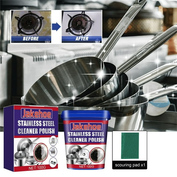 Clearance! Stainless Steel Cleaning Paste Provides A Strong Cleaning Layer On The Of Stainless Steel Increasing The Service Life Of The Product Pallet Sales Delivery Today Items #73