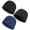 Set A-black,dark Gray,navy, variant on 3 Pieces Cotton Skull Caps for Men Women Chemo Headwear Lightweight Beanie Sleeping Cap Helmet Liner