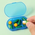 thumbnail image 5 of Pyaiiner Vitamin Organizer Compact And Portable 3-Compartment Vitamin Box Morning Lunch And Night Vitamin Organizer Transparent, 5 of 7