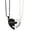 H father daughter-2, variant on 2Pcs Love Heart Puzzle Pendant Necklace Set Adjustbale Broken Split Heart Best Friend Matching Necklace for Women Men Brother Sister Friendship Jewelry Gift