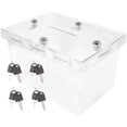 thumbnail image 4 of Shisuyan Acrylic Clear Box with and Keys Wedding Card Box Wedding Shoes Hiding Box, 4 of 8