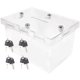 thumbnail image 4 of Caja acrílica transparente con 4 cerraduras y llaves de la tarjeta de boda Caja de boda de escondite, 4 of 8