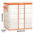 thumbnail image 2 of Clearance Under $5 Boovnll Clothes Storage Bins with Lids 165L Large Capacity Transparent Storage Bags with Reinforced Handles & Zipper for Blankets, Comforters, Clothes, Storage and Organization, 2 of 3