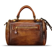 Genuine Leather Handbags for Women Crossbody Shoulder Bag Vintage Designer Top Handle Bag Western Satchel Purse