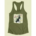 thumbnail image 3 of Floral Forester Iv Racerback Tank Women -Grace Popp Designs, Female x-Small, 3 of 4