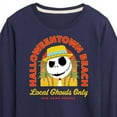 thumbnail image 3 of The Nightmare Before Christmas - Halloween Town Beach Local Ghouls Only - Toddler And Youth Long Sleeve Graphic T-Shirt, 3 of 5