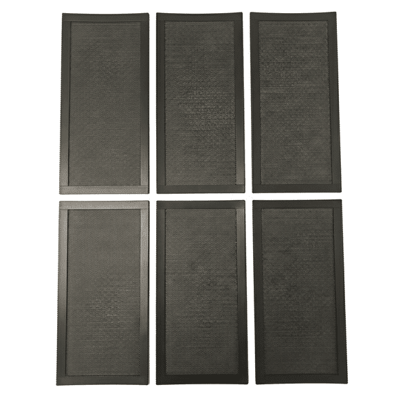 ROSEXIXI Magnetic Vent Covers for Home, 6-Pack 4" x 10" Floor Register Mesh – Flexible PVC Air Vent Screen, Dust-Resistant Magnetic Register Covers for Heater and AC Floor Wall Grilles