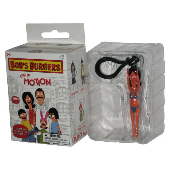 Bob's Burgers Chibi In Motion Metallic Variant Sunburnt Linda Figure Keychain