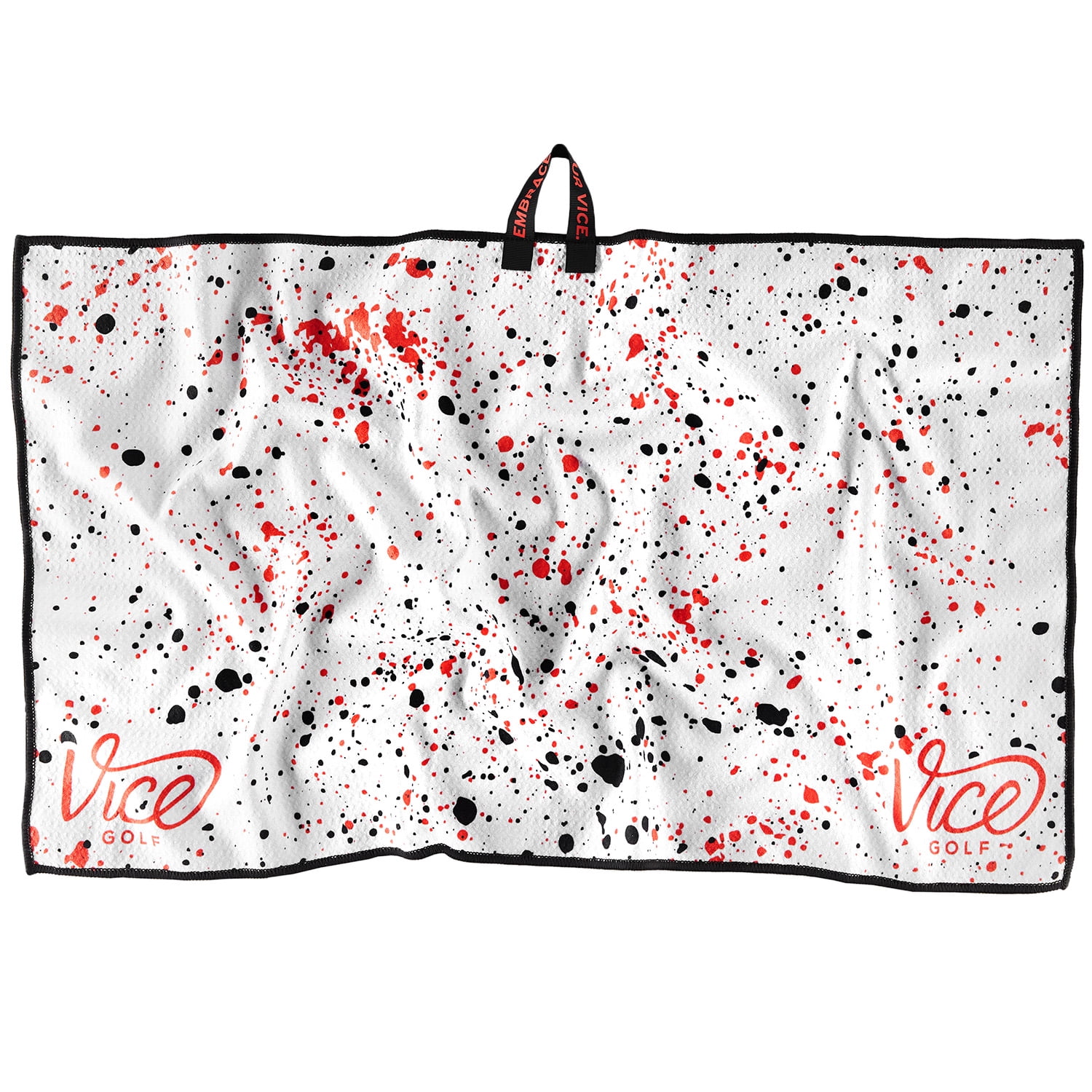 Vice Golf Shine Towel Drip, Red