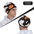 thumbnail image 6 of Disketp Halloween Ghosts And Pumpkins Unisex Knit Hats Beanies Hats for Men Women Winter Beanies Men's Women's Knit Cuffed Beanies Hats Beanie, 6 of 7