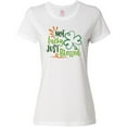 thumbnail image 3 of Inktastic St. Patrick's Day Not Lucky Just Blessed with Clover Women's T-Shirt, 3 of 5