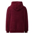thumbnail image 4 of QHFBli Winter Ladies' Hoodie Women's Long Sleeve Pullover Hoodie Loose Fit Casual Top Soft Lined Winter Warmth Comfortable Everyday Blouse Outerwear, 4 of 7