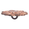 thumbnail image 2 of Mibo 8pcs Zinc Die Cast Metal Shank Button - Lotus Flower Design - 36L(22mm) - Copper, 2 of 2