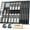 Black, variant on STAGEEK 21PCS Metal Mechanical Pencil Set, Art Lead Pencil 0.3, 0.5, 0.7, 0.9, 2mm Holder(HB 2H 2B 4B Color) with 10 Tubes Graphite Lead Refills Eraser with Case for Drafting Drawing Sketching