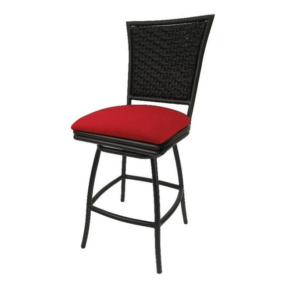 Outdoor/Indoor Counter 26" Bar Stool without Arms - Brown Frame