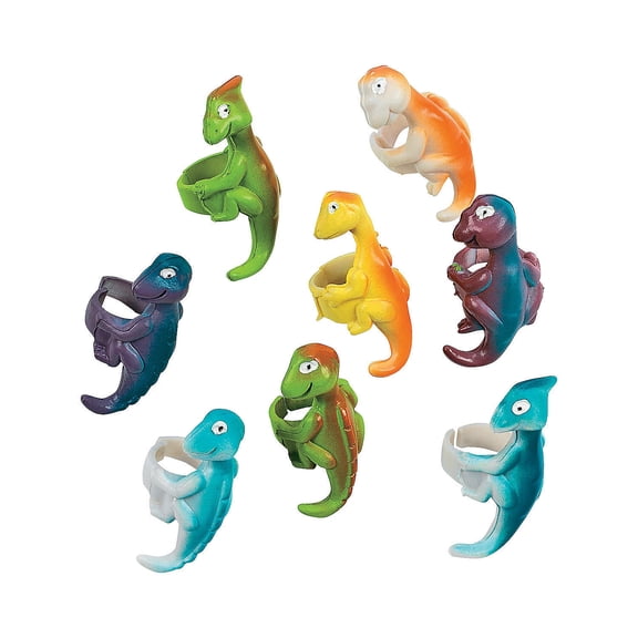 Dinosaur Rings - Jewelry - 12 Pieces