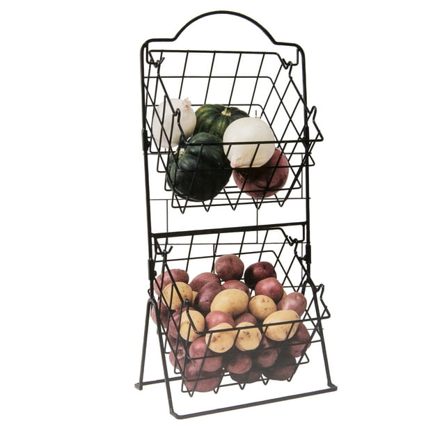 Cobble Creek Wire Baskets Display Countertop Organizer For